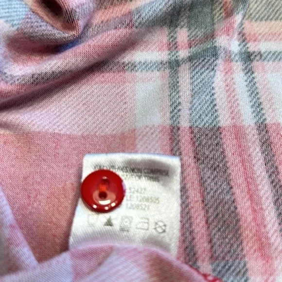 Women 3X top,red, plaid , cottage core , country vibe, cowboy, rodeo.NWOT,EC - Picture 12 of 15